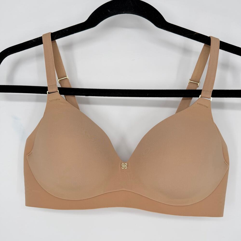 Honeylove CloudEmbrace Bra 34B Tan Wireless Lightly Padded T-Shirt BRBR00032